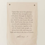 Ephesians 3 Banner Wall Hanging Tapestry