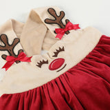 Red and White Reindeer Christmas Jumper