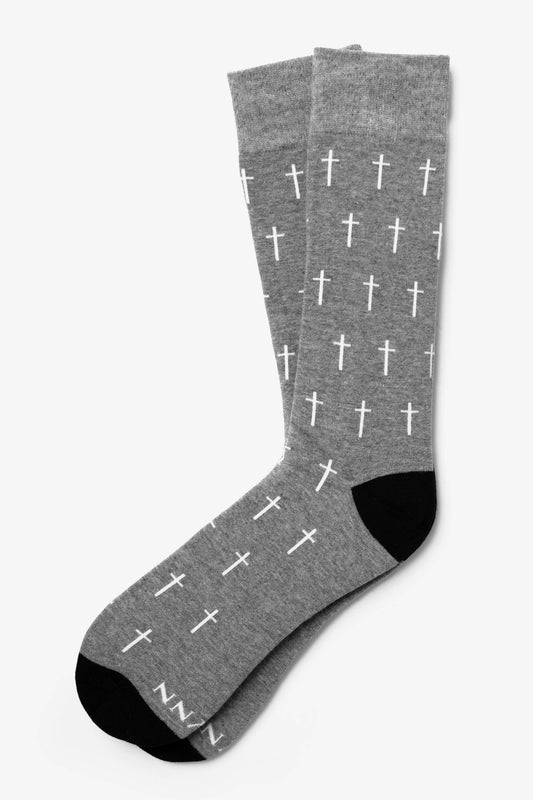 Holy Cross Carded Sock:
