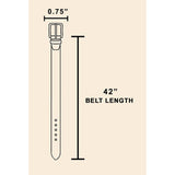 Fashionable Thin Leather Belt