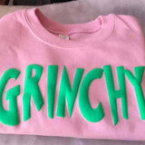 GRINCHY Puff Sweatshirts Toddler : Red