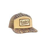 Brown Ranch 7 Panel "Retro" Hat