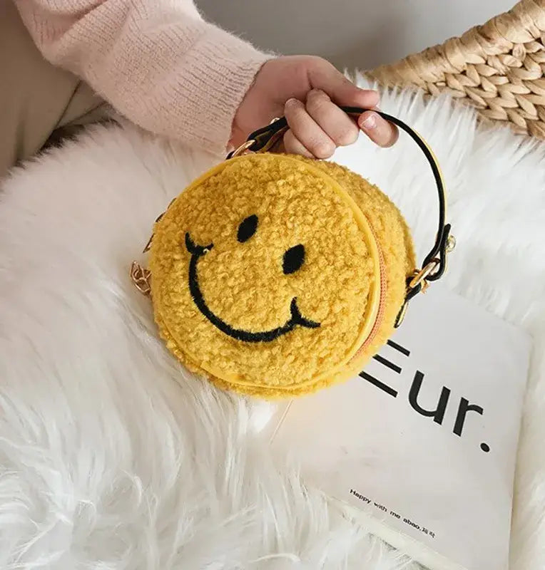 Happy face purse on sale