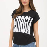 Georgia Short Sleeve Knit Sweater