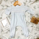 Katie and Kyle Smocked Footie