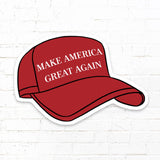 Trump Maga Hat Sticker