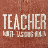 Teacher Ninja Baseball Cap