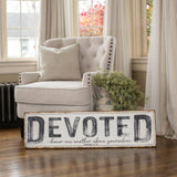 Devoted Metal Sign