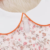 Thankful Pumpkin Embroidered Dress