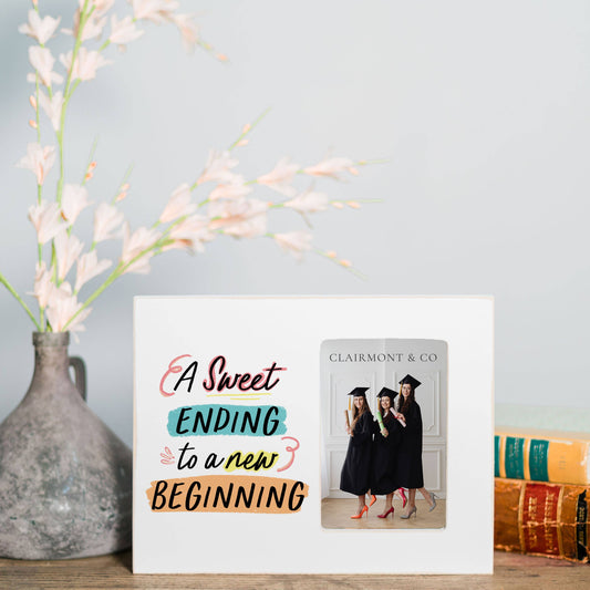 A Sweet Ending Graduation Picture Frame