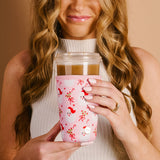Sip Savvy Drink Sleeve-Large-Holly Jolly Santa