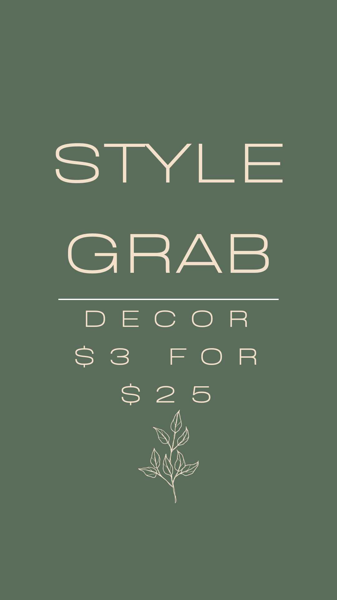 [Style Grab] Decor- 3 for $25