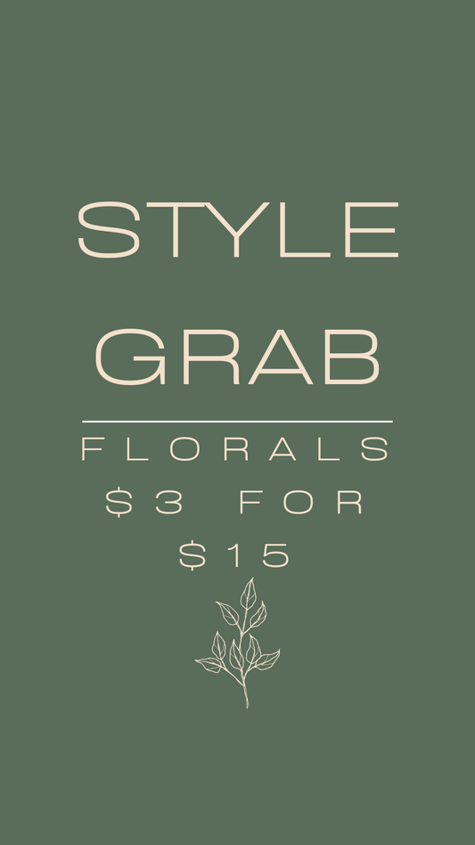 [Style Grab] Florals- 3 for $15