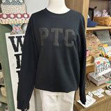 PTC Varsity Letter Sweatshirt | Black