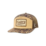 Brown Ranch 7 Panel "Retro" Hat