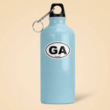Georgia GA State Oval Sticker Vinyl Decal: 3"