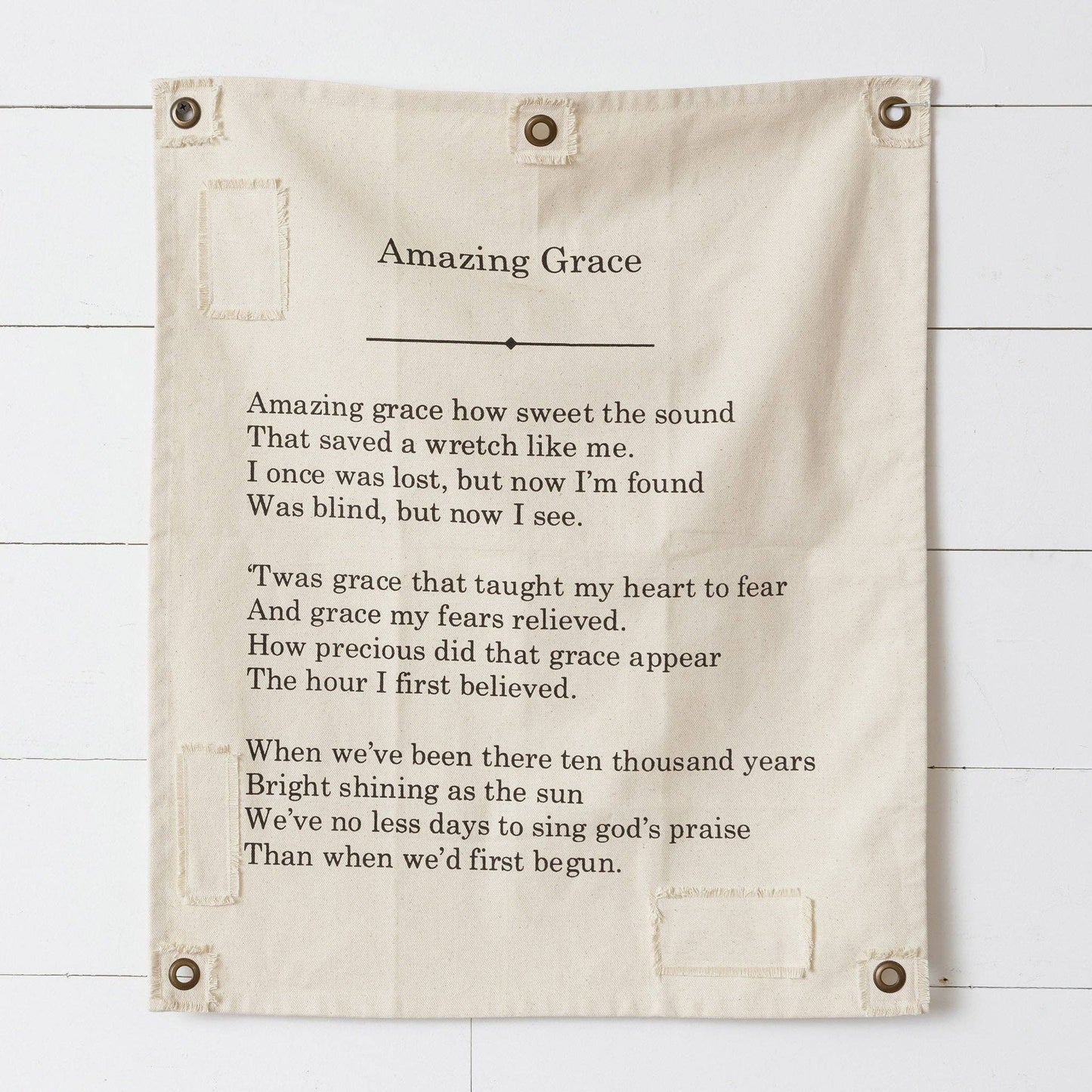 Canvas Wall Hanging | Amazing Grace