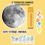 Coffee Frappe Sticker Vinyl Decal: 3"
