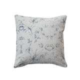 Square Cotton & Linen Printed Pillow (Each One Will Vary)