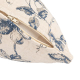 Square Cotton & Linen Printed Pillow (Each One Will Vary)