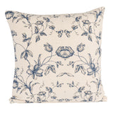 Square Cotton & Linen Printed Pillow (Each One Will Vary)