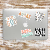 Pro Life Save The Babies Sticker