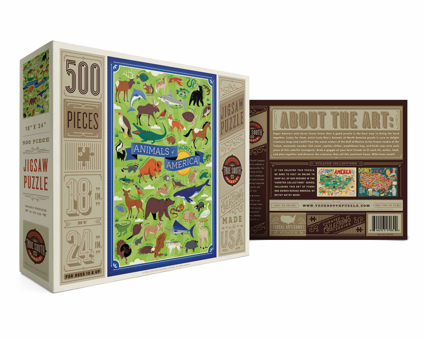Animals of North America Puzzle