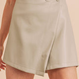Merima Vegan Skort | Ecru