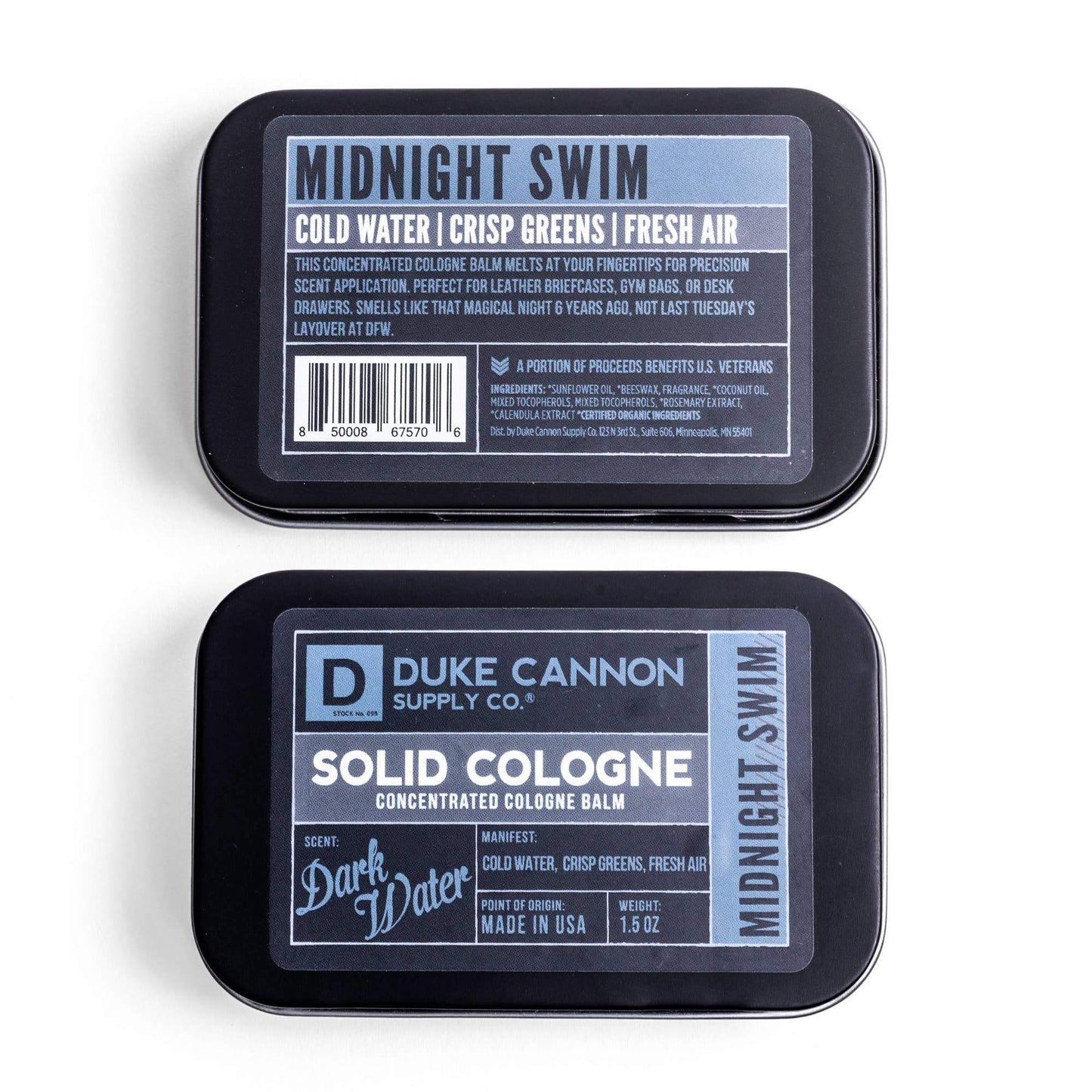 Duke Cannon - Solid Cologne Ammo Can
