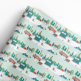 Bear Camp Gift Wrap Roll (3 sheets/roll)