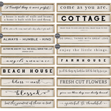 Thin Oak Framed Canvas Sign