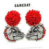 Georgia Bulldogs Gameday Earrings