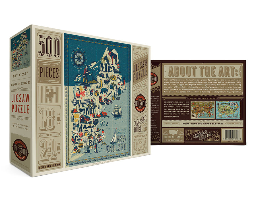 New England States Jigsaw Puzzle