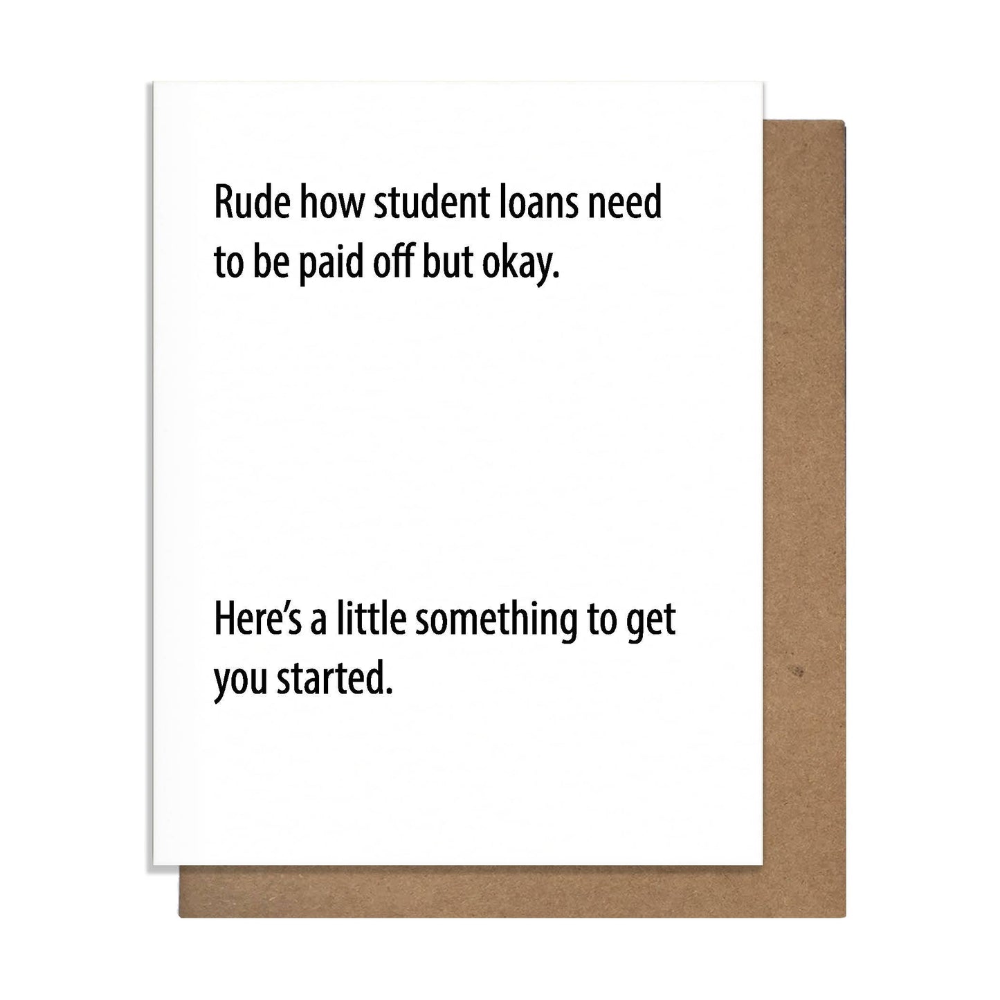 Rude Loans Greeting Card