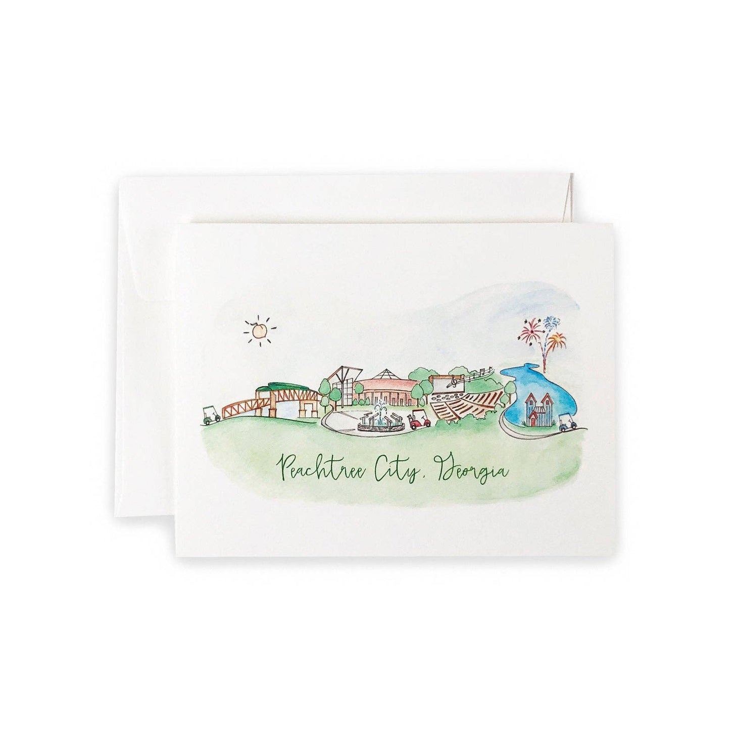 PTC, Georgia Skyline Notecards