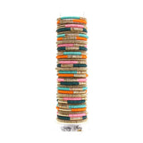Aloha Teal Pink Orange Turquoise Adult Bracelets