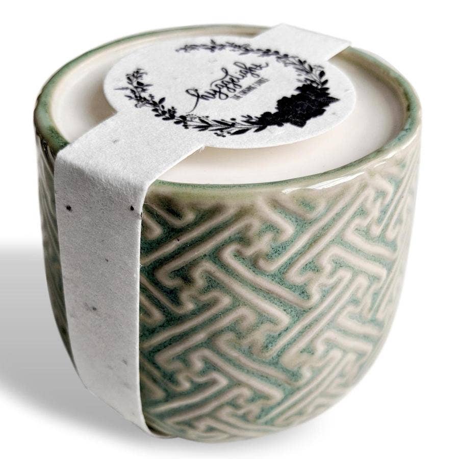 Ida | Growing Candle, 10 oz soy wax, wildflower seed label
