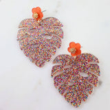Ilaria Resin Palm Earring MULTI