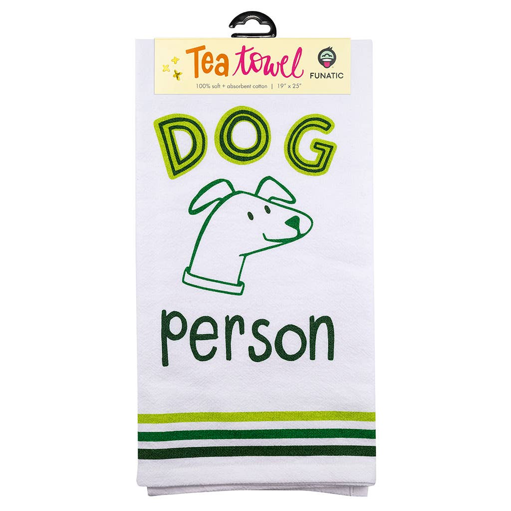 Dog Person Kitchen Tea Towel