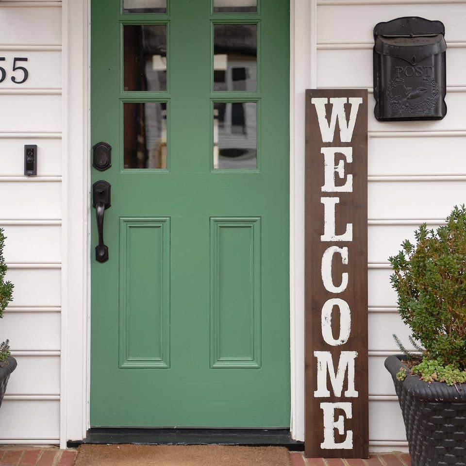 Wood Welcome Board