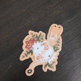 Floral Nurse Sticker