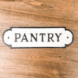 Cast Iron Sign | laundry | pantry | bathroom