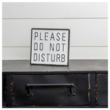 Please Do Not Disturb Tabletop Sign