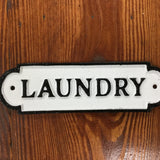 Cast Iron Sign | laundry | pantry | bathroom