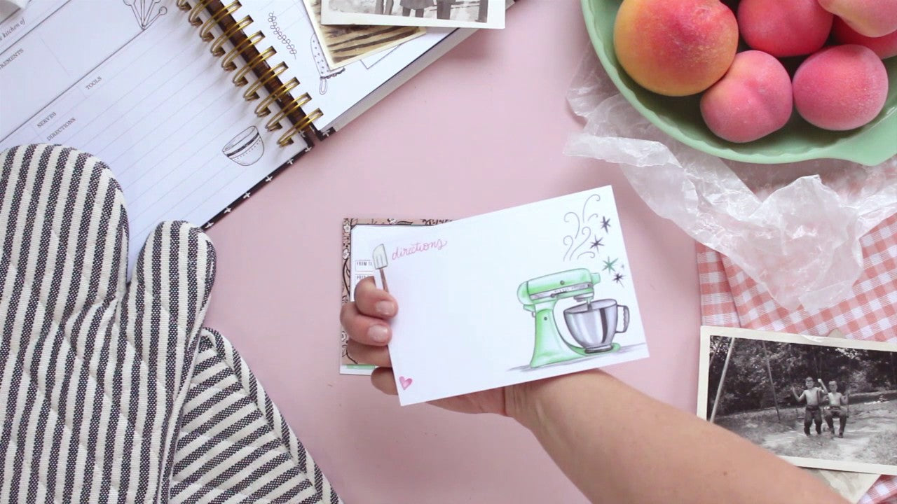 Recipe Cards | Pack of 15 Multiple Designs