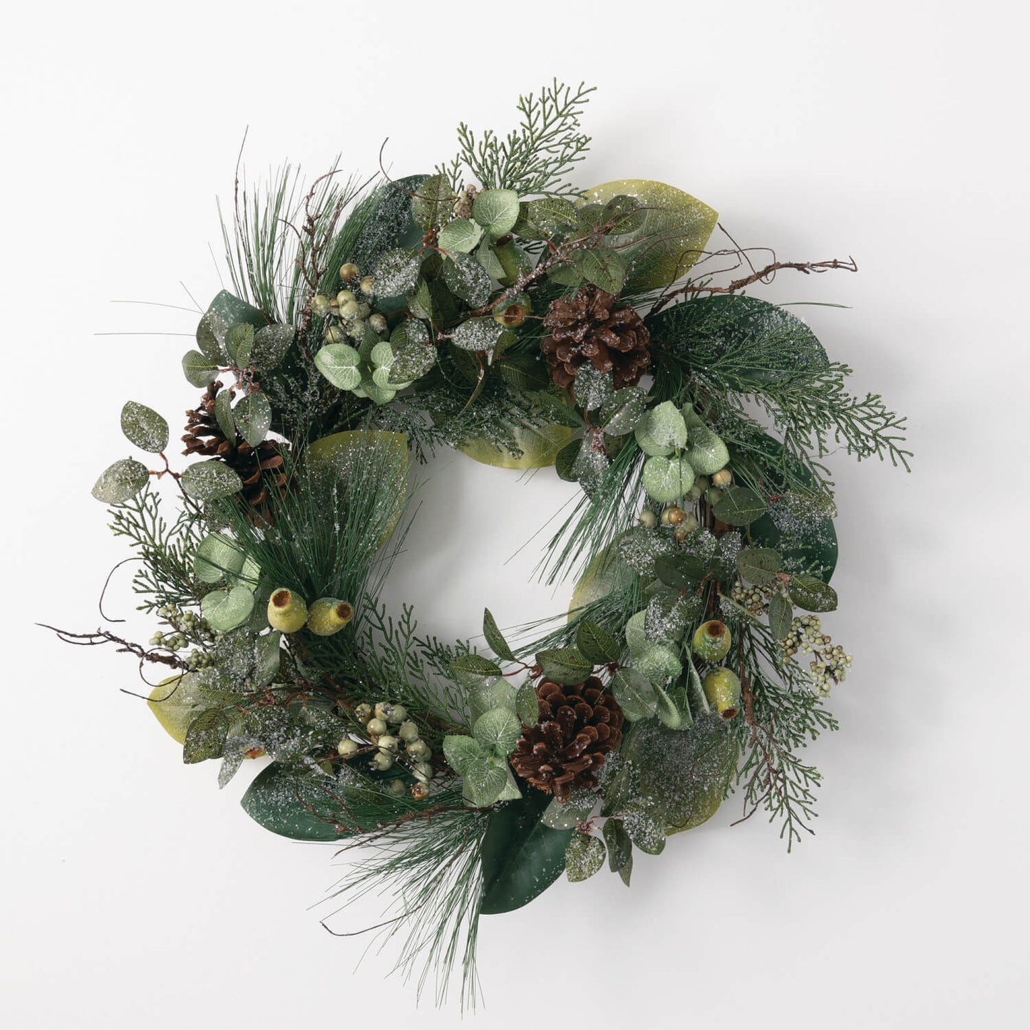 PINE BERRY CONE WREATH