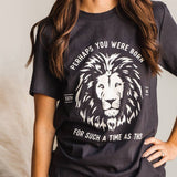 For Such a Time Esther Lion Christian Graphic Tee