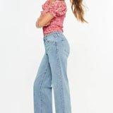 High Rise Wide Leg Youth Jeans