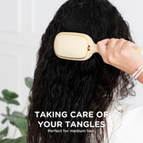 Detangler Hair Brush for Medium Hair| Tan