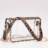 Clear Rectangle Stadium Concert Crossbody Bag